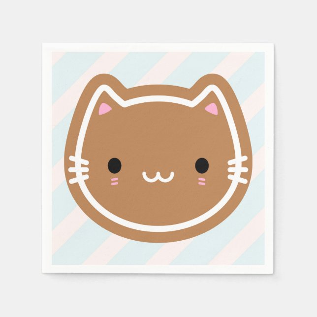 Guardanapo De Papel Gengibre de Natal bonito (Frente)