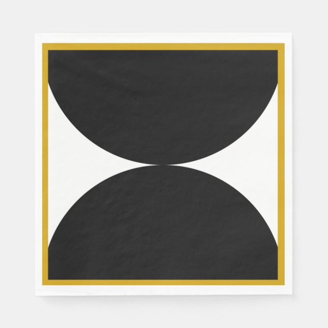 Guardanapo De Papel Geo Luncheon Napkin (Frente)