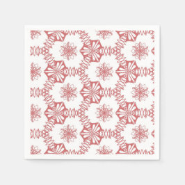 Guardanapo De Papel Geometria rosa