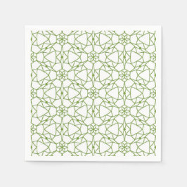 Guardanapo De Papel Geometria Verde