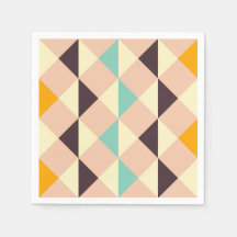 Geometric pattern overlapping diamonds & triangle