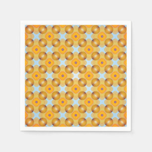 Guardanapo De Papel Geométrico Amarelo Incomum