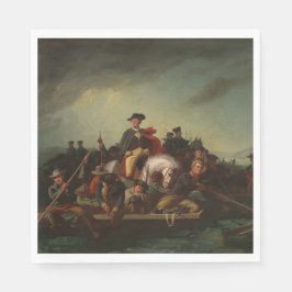 Guardanapo De Papel George Washington Cruzando o Rio Delaware