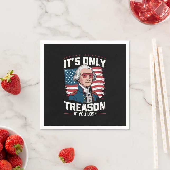 Guardanapo De Papel George Washington Só é Traição Se Você Perder (Insitu)