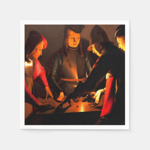 Guardanapo De Papel Georges de la Tour - Os Jogadores dos Dícios