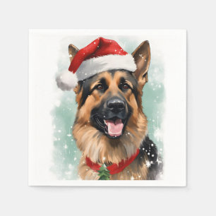 Guardanapo De Papel German shepherd Natal