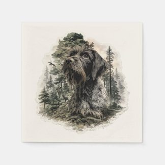 Guardanapo De Papel German Wirehaired Pointer