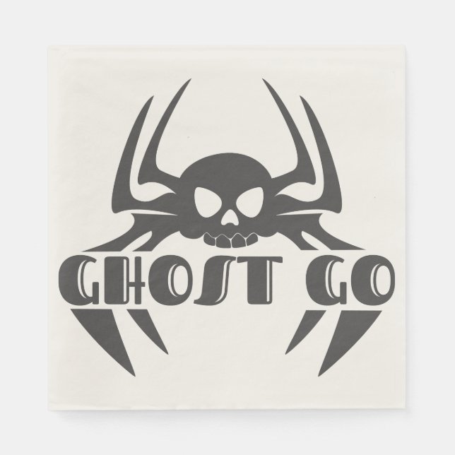 Guardanapo De Papel Ghost Go Spooky Season (Frente)