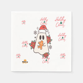 Guardanapo De Papel Ghost Mug Bonito de Natal | Pão de Gingerpão de Na