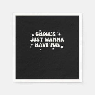 Guardanapo De Papel Ghouls Só Quer Divertir-Se Com Design Básico