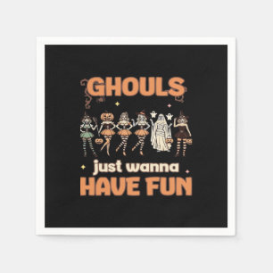 Guardanapo De Papel Ghouls Só Quer Divertir-Se No Outono De Halloween