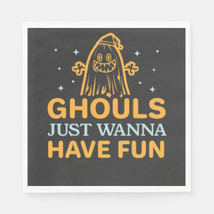 Guardanapo De Papel Ghouls Só Quer Se Divertir! Dia das Bruxas