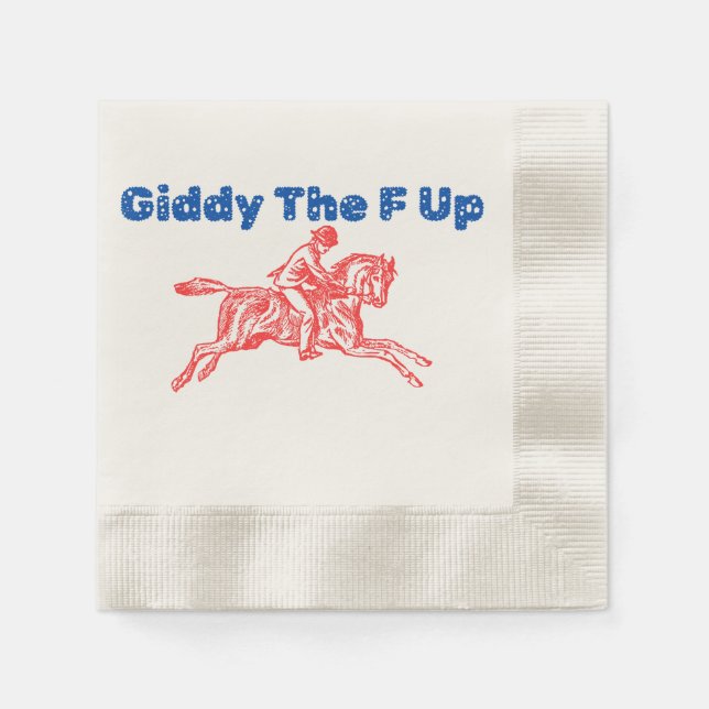 Guardanapo De Papel Giddy O F Up (Frente)