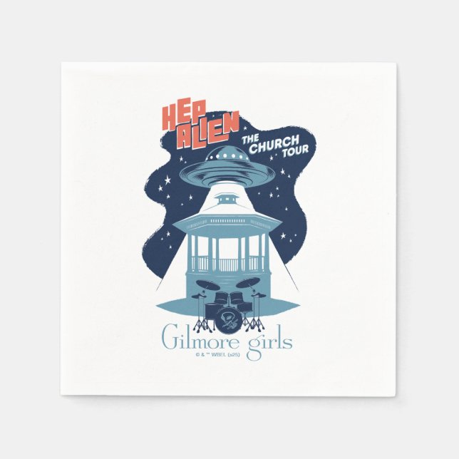 Guardanapo De Papel Gilmore Girls Hep Alien Church Tour (Frente)
