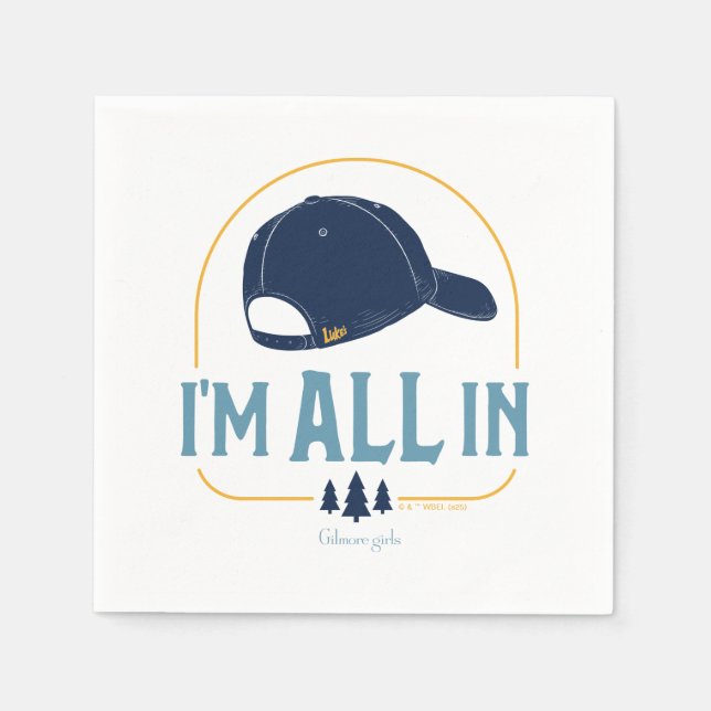 Guardanapo De Papel Gilmore Girls I’m All In Luke’s Hat (Frente)