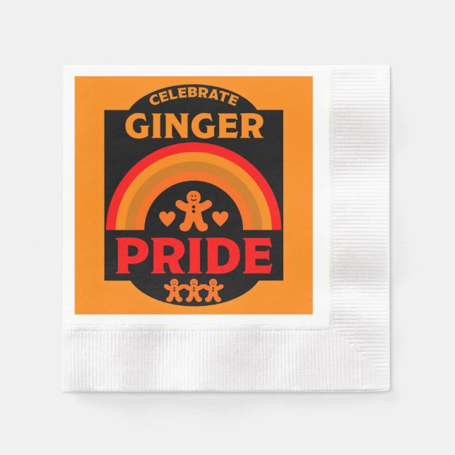 Guardanapo De Papel Ginger Haired Pride (Frente)