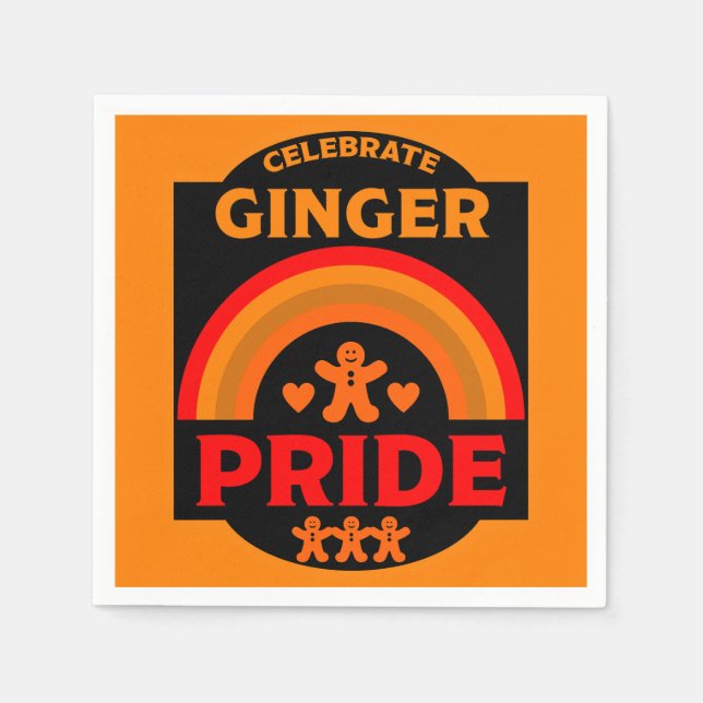 Guardanapo De Papel Ginger Haired Pride (Frente)