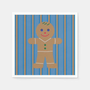 Guardanapo De Papel Gingerbird Man