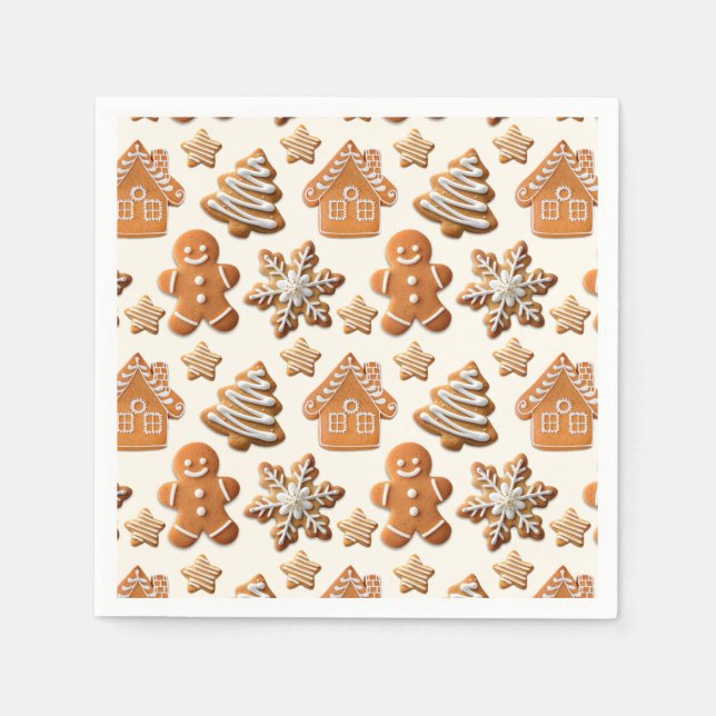 Guardanapo De Papel Gingerbread (Frente)