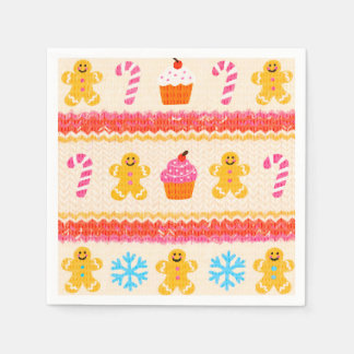 Guardanapo De Papel Gingerbread Christmas Paper Napkins