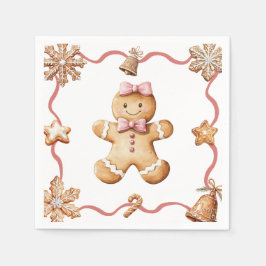 Guardanapo De Papel Gingerbread Man | Christmas Napkins