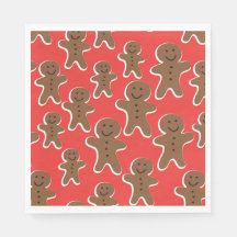 GINGERBREAD MAN RECOLHENDO PAPKINAS DE PAPEL