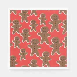 GUARDANAPO DE PAPEL GINGERBREAD MAN RECOLHENDO PAPKINAS DE PAPEL