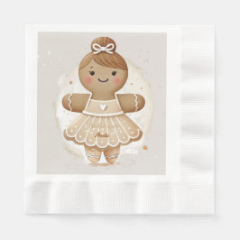Guardanapo De Papel Gingerpão Ballerina Napkin personificado