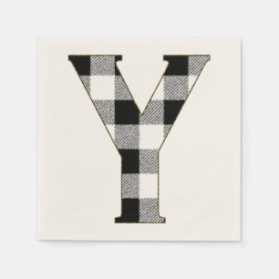 Guardanapo De Papel Gingham Check Y
