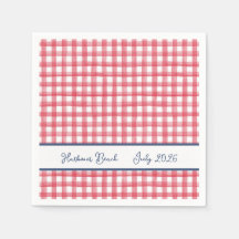 Gingham Vermelho de Verão, Xadrez 4 de Julho