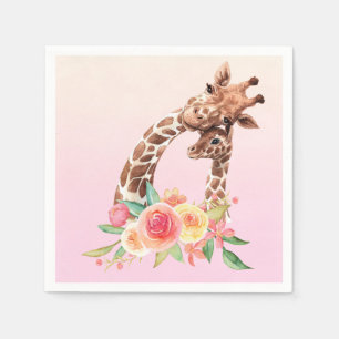 Guardanapo De Papel Girafa Cólatra Cód. Água Mãe e Bebê