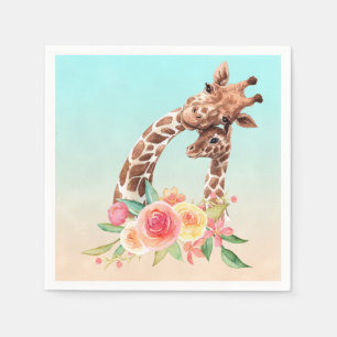 Guardanapo De Papel Girafa Cólatra Cód. Água Mãe e Bebê
