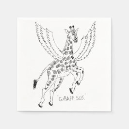 Guardanapo De Papel Girafa + pegasus = Giraffsus