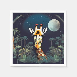 Guardanapo De Papel Girafa sorridente |