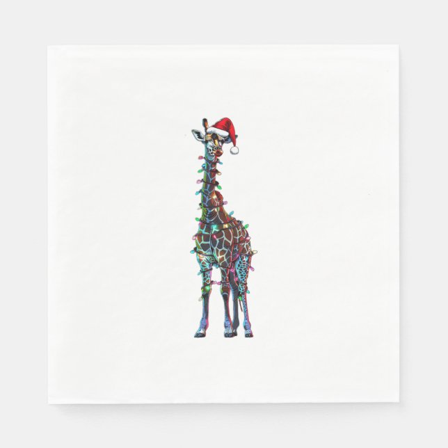 Guardanapo De Papel Giraffe Natal _1 (Frente)