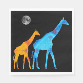 Guardanapo De Papel Giraffe Paper Napkin