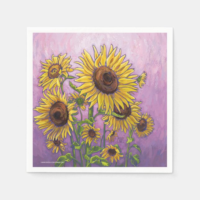 Guardanapo De Papel Girassóis (Frente)