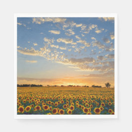 Guardanapo De Papel Girassóis no Sunset