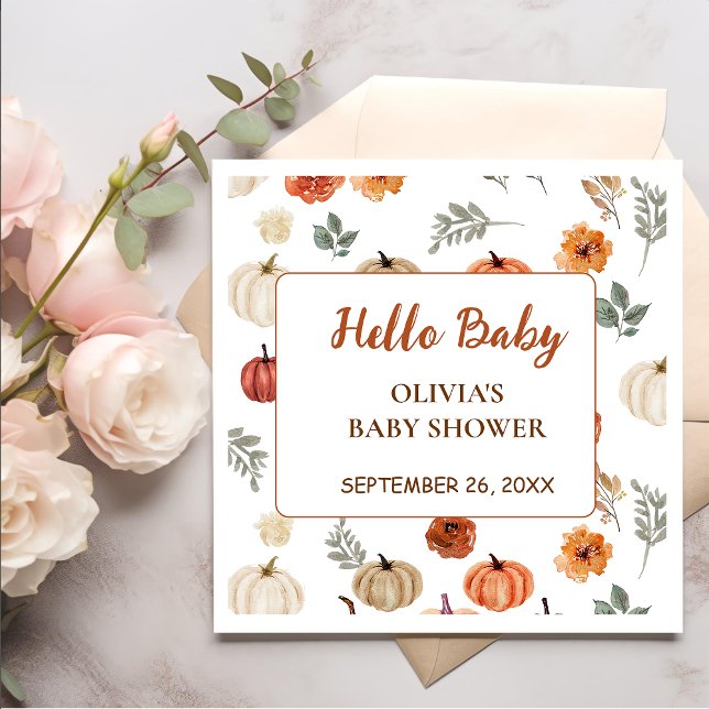 Guardanapo De Papel Girassol Abóbora Outono (Criador carregado)