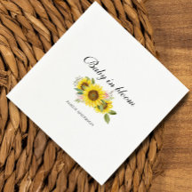 Girassol Cores de Água Rosa Chá de fraldas Floral