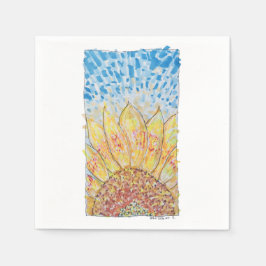 Guardanapo De Papel Girassol Radiant Bloom