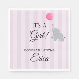 Guardanapo De Papel Girl Baby Shower