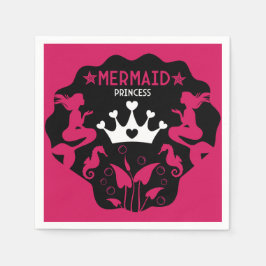 Guardanapo De Papel Girl Mermaid Princess