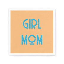 GIRL MOM Paper Napkin