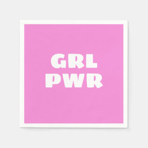 Guardanapo De Papel Girl Power Napkins