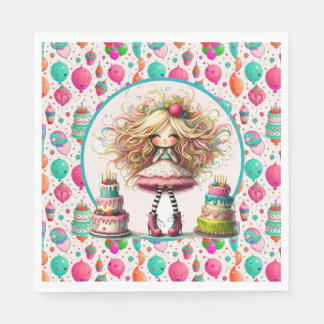 Guardanapo De Papel Girls Birthday 
