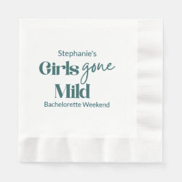 Guardanapo De Papel Girls Gone Mild Elegant Bachelorette Beach Weekend