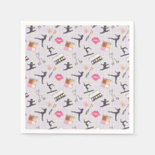 Guardanapo De Papel Girls Gymnastics - Girly Makeup