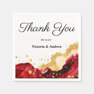 Guardanapo De Papel Glam Red