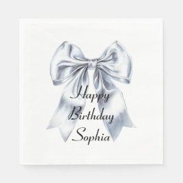 Guardanapo De Papel Glam Silver Arco Birthday